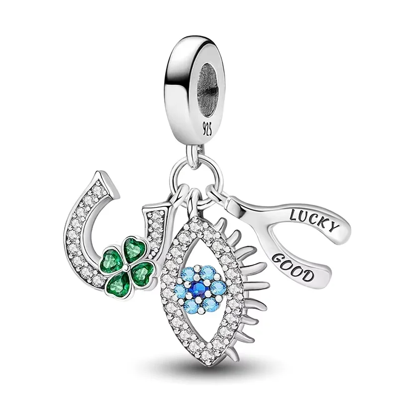 Charms Pour Bracelet En Argent 925 - Perles Et Sertissage CZ, Pendentifs Compatibles Avec Bijoux Personnalisés