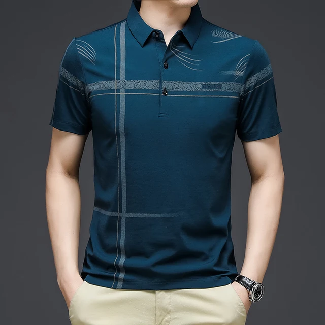 Eleve Seu Estilo Casual com Nossa Camisa Polo Bordada Elegante e Confortável 3 Camisa Polo Masculina Elegante e Confortável