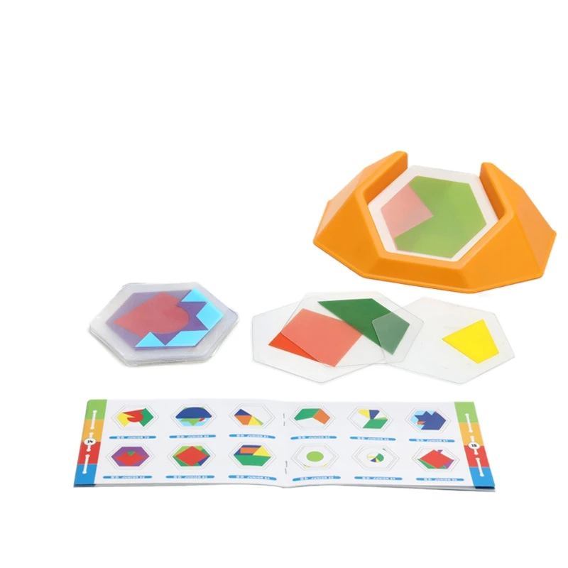 

2X Preschool Color Code Games Logic Jigsaws For Kids Figure Cognition Spatial Thinking Educational Toy Learning(A)
