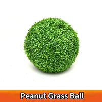 13/18/23/28/36cm Artificial Plants Green Grass Ball Simulated Plants Decor Ball for Outdoor Courtyard Garden Decoration Props 5