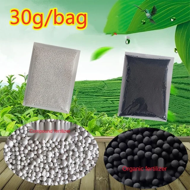 30 G Organikus Műtrágya Mini Csomag Zöld Általános Célú Biztonságos És Szennyezés Ingyenes Felhasználású Virágnövény Ételek Kerti Bonsai - Image 2