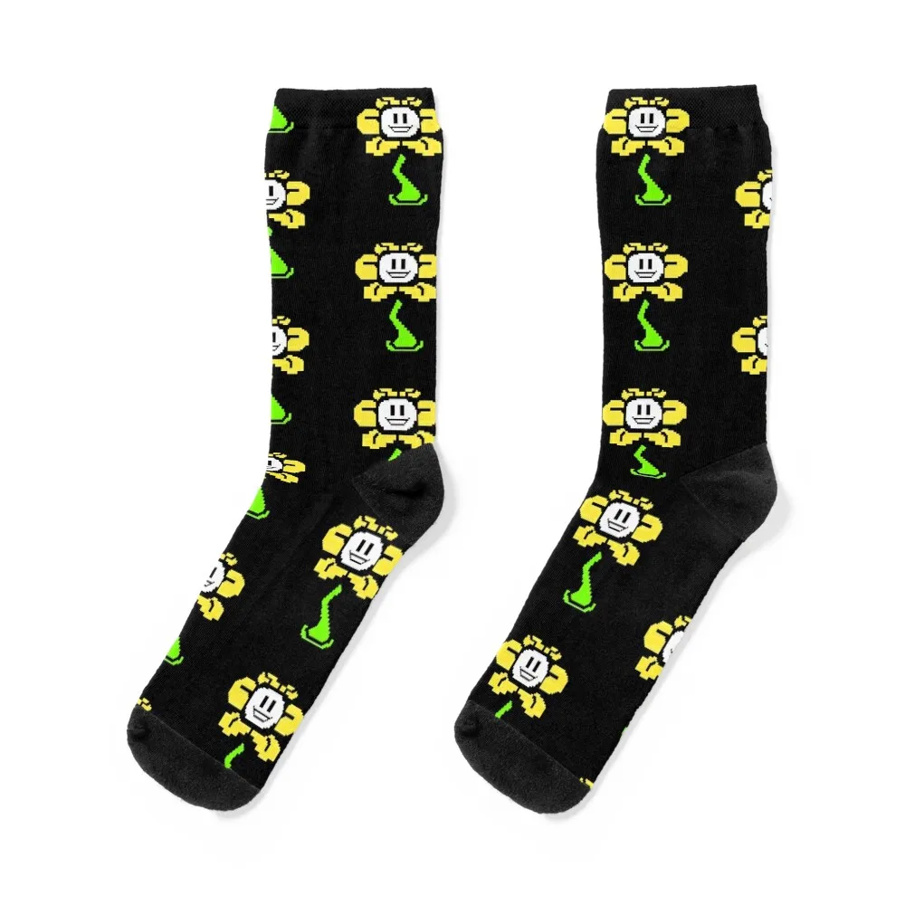 

Undertale Flowey Socks colored hiphop cycling Designer Man Socks Women's