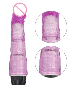 Realistic Crystal Dildo Vibrators Multi Speed Big Penis Erotic Sex Toys For Adult Intimate Woman Masturbator Realistic Dildo 5