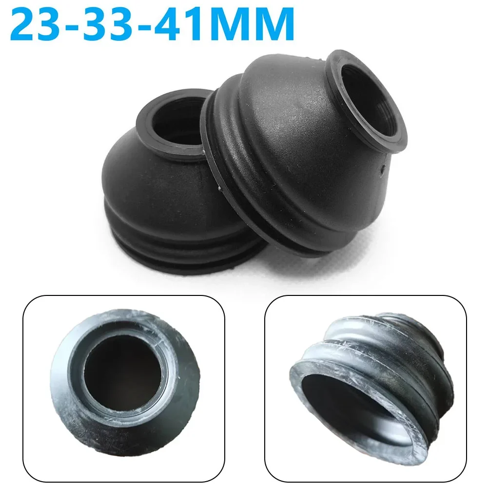 Car Suspension Parts 2Pcs Universal Tie Rod End And Ball Joint Dust Silicone Boots Cover 2288 23*33*41MM Clip-On Ball Joints Accessories