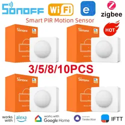 SONOFF SNZB-03 Zigbee 3.0 PIR Motion Sensor Detector Smart Control Via EWeLink ZBBridge Required Work With Alexa Google Home
