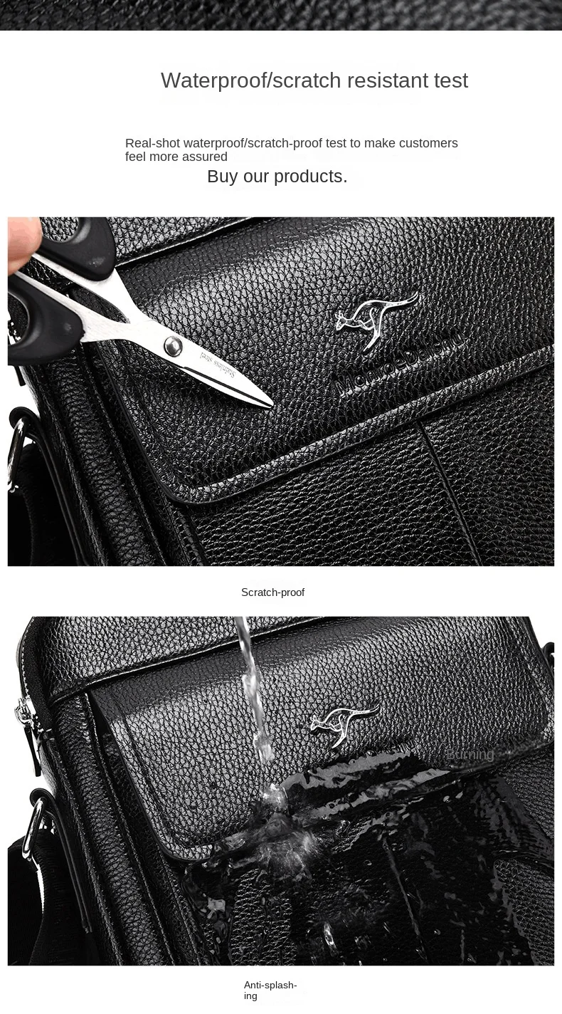 New Men's Bag Retro Shoulder Bag for Husband Fashion Handbag Leisure Crossbody Bags Luxury Designer Bag Father's Day Gift