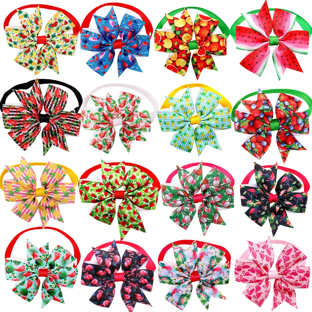 

Fashion Dog Bowtie Spring Small Dog Accessories For Pet Dog Cat Puppy Bow Ties Neckties Fashion Pet Bow Tie Collar For Dogs