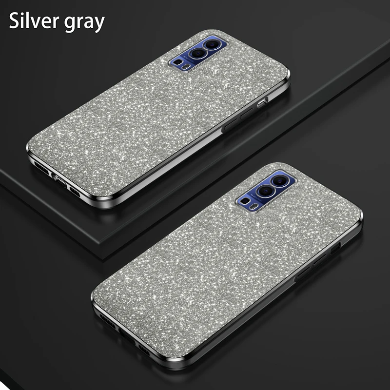 Luxury Electroplated Glitter Clear Soft Back Protective Phone Case
