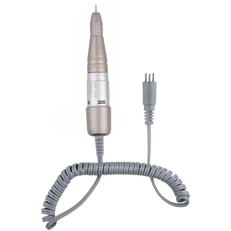 Up200 Nail Drill Handpiece 3 Pins Professional E File for Gel Polish SDE H200 Handle 35000RPM Nail tool 4