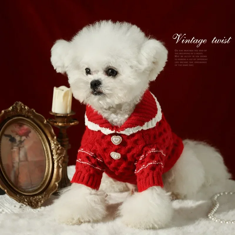 

Dog Clothing Autumn Pet Small Dog Puppy Autumn/Winter Warm Winter Sweater