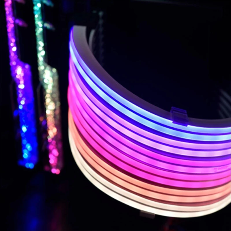 Lian li Strimer Plus Argb Cabo de Extensão 24pin Motherboard Extensão Gpu Duplo Triplo 8pin Extensão Strimer Rainbow Cable - Imagem 3
