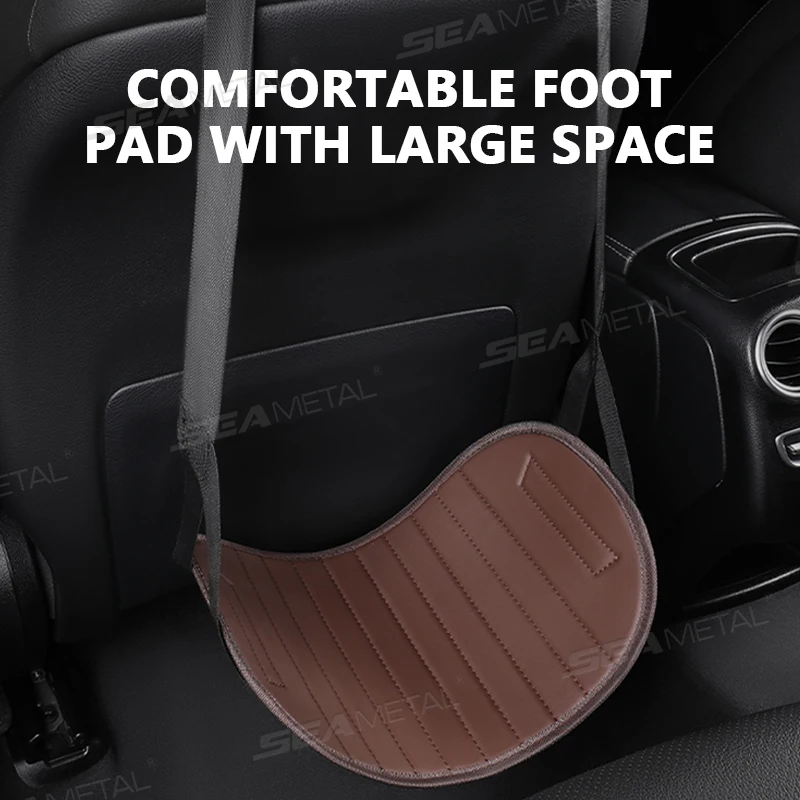 Car Footrest Pad for Rear Seat Foot Support and Travel Relief