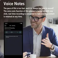 AI Translation Smart Glasses, photochromic lenses, support 160+ languages real-time translation, fashionable audio glasses. - Image 4