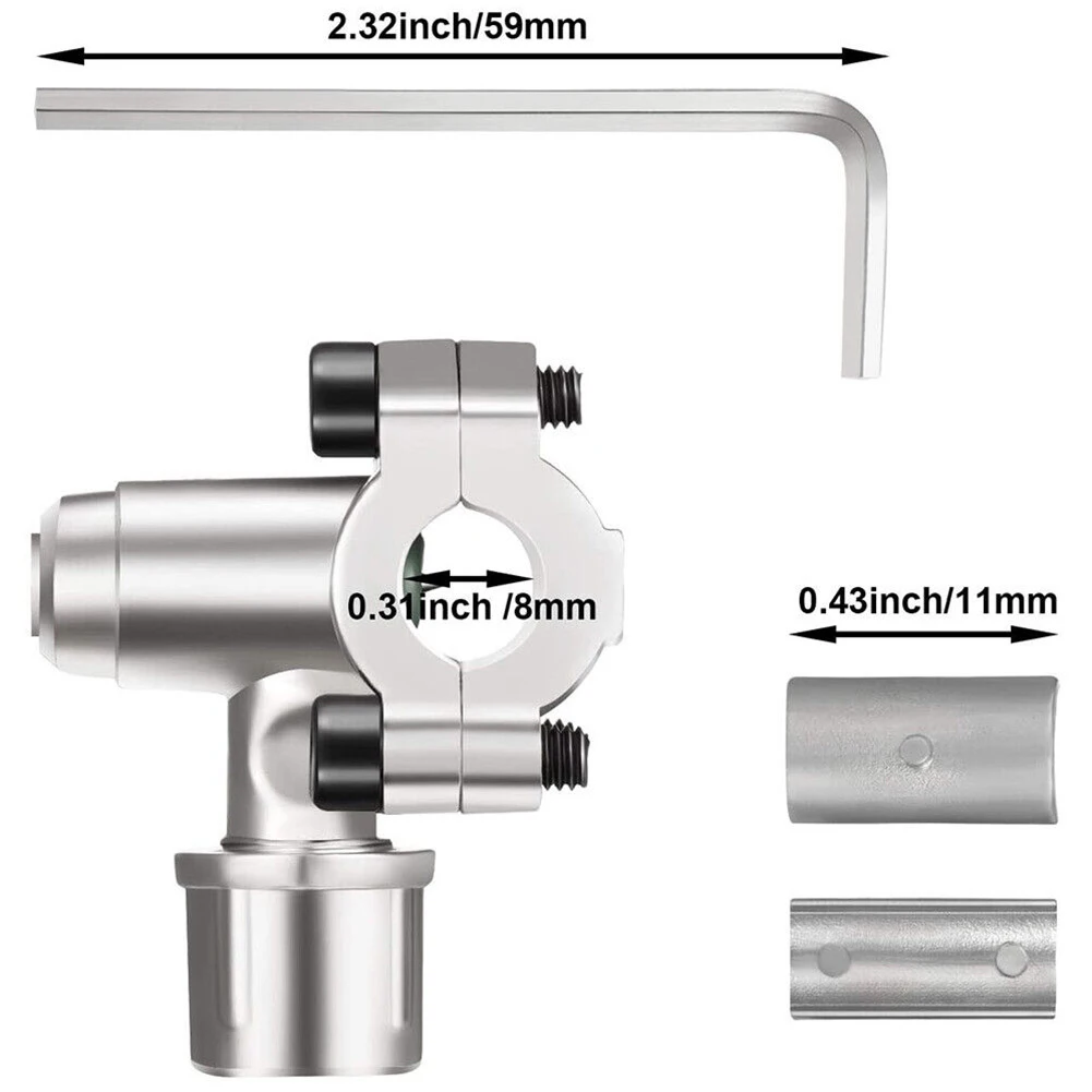 Bullet Piercing Valve with Spanner A/C BPV-31 Piercing Valve Zinc Alloy BPV-31 Piercing Valve Line Tap Valve Kit for HVAC BPV31 6