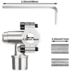 Bullet Piercing Valve with Spanner A/C BPV-31 Piercing Valve Zinc Alloy BPV-31 Piercing Valve Line Tap Valve Kit for HVAC BPV31 6