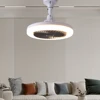 E27 Aromatherapy Ceiling Fan with Lighting Lamp Bedroom Silent Wireless Ceiling Fan Light Remote Control Electric Fans for Home 6