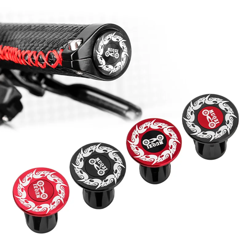 MUQZI Handlebar End Plugs Bike Bar Ends Cap Handlebar Cap For Road Mountain MTB Bicycle