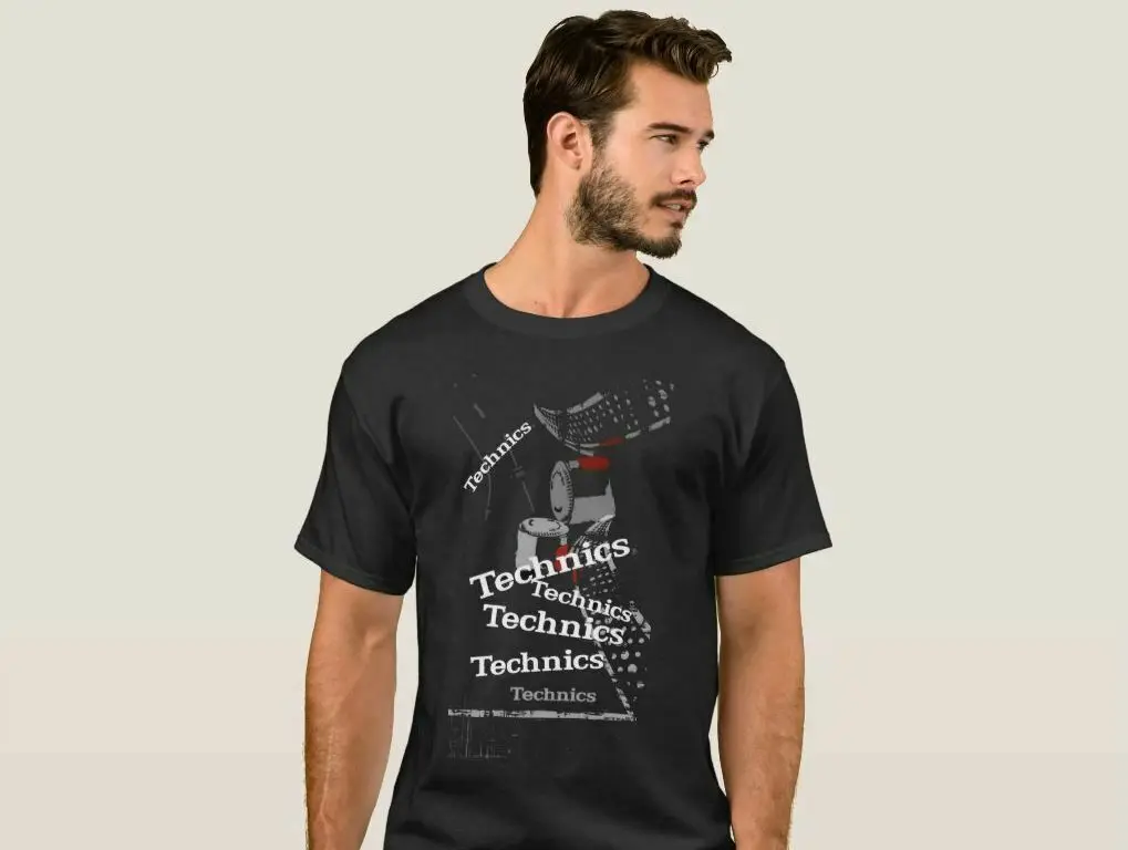 Dj Technics Sl-1200 Dj T Shirt Asot Gr Gae Trance Mk5 Giradischi Mk2 T-Shirt 100% Cotone O-Collo Manica Corta T-Shirt Casual Da Uomo