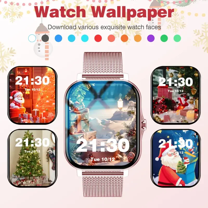 KESHUYOU 2025 Smart Watch 2.01 Inch HD Display Answer Make Call Message Preview Sport Modes DIY Dial Weather Forecast Men Women 5