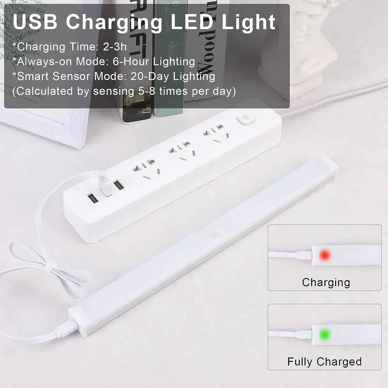 Xiaomi Night Lamp With Motion Sensor Rechargeable LED USB Night Light Wireless Led Bedside Table Lamp Portable Camping Lighting 3
