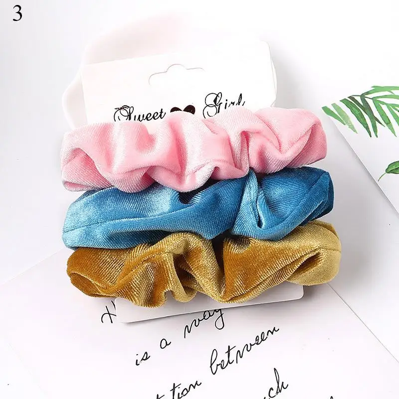 Women Hair Accessories Ladies Solid color Bows Scrunchies Ponytail Female Scrunchy Elastic Hair Ropes Headwear For Women hair clip ins Hair Accessories