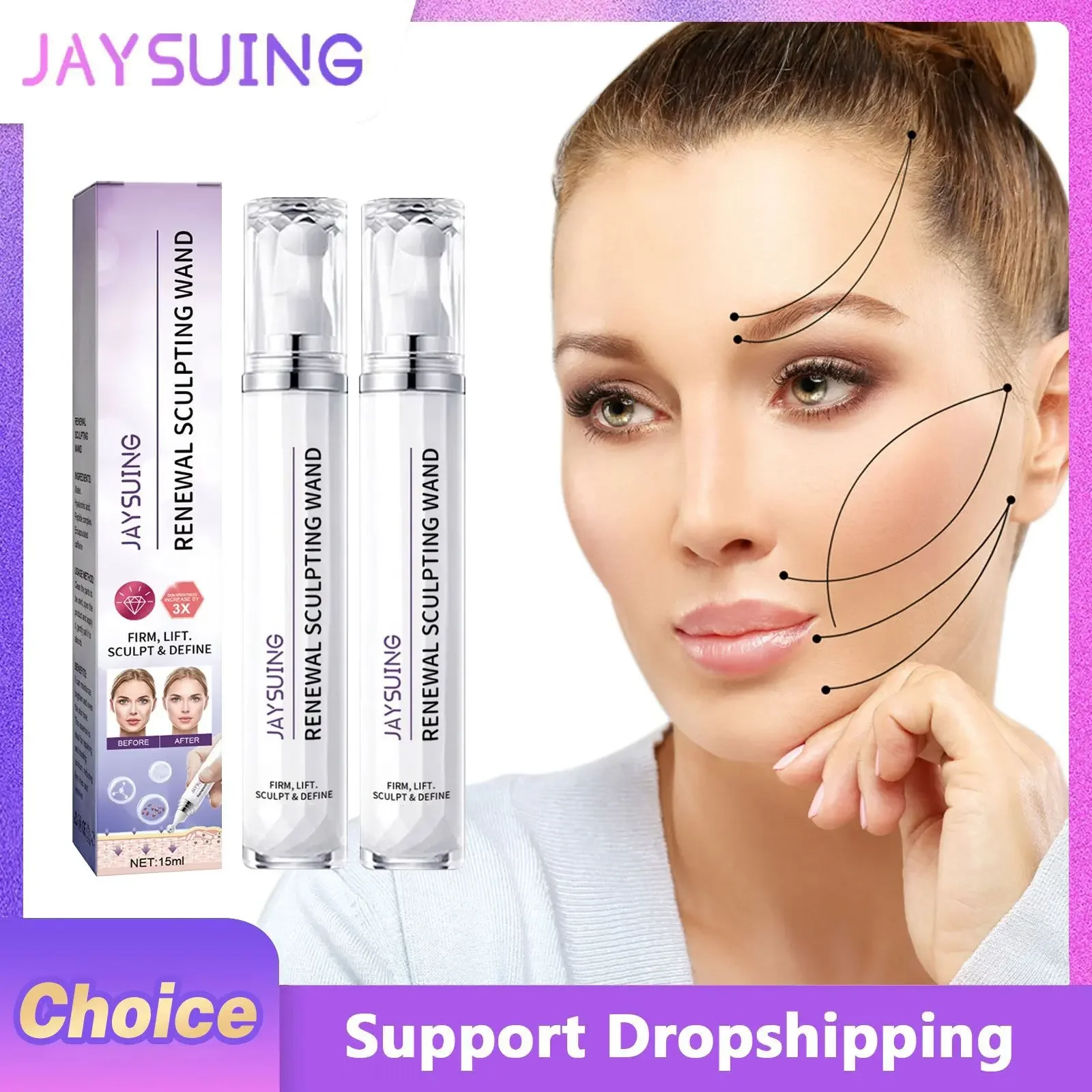 

Facial Firming Cream Fade Fine Lines Prevent Ag-ing Deeply Moisturzing Repairing Reduce Wri-nkles Skincare Lifting Roll-On Cream