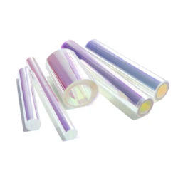 Aurora Reflective Stickers for DIY Crafts and Jewelry Making (Red 10x100cm)