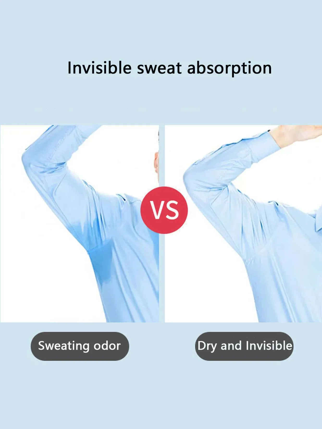 20/30/50/70 PCS-Disposable Sweat-absorbing Patch Summer Deodorants Cotton Pads Underarm Armpit Sweat Pads Dress Disposable Stop Underarm Sweat Pads
