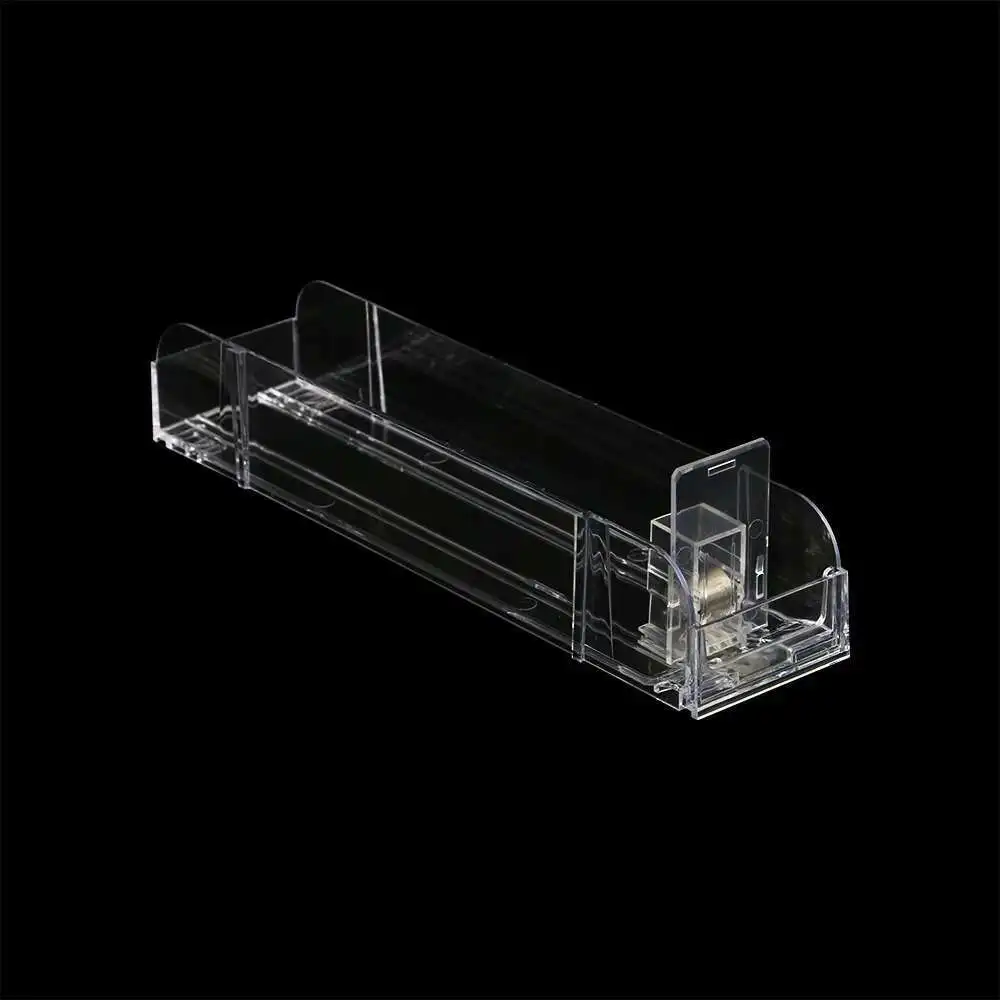 10 Stück/Lot Kunststoff-Regalautomatik-Nachfüllsystem, Schiebemechanismus für Supermarktregale, Zigarettenprodukte, Unibody, doppelseitig oder einseitig – Detail 13