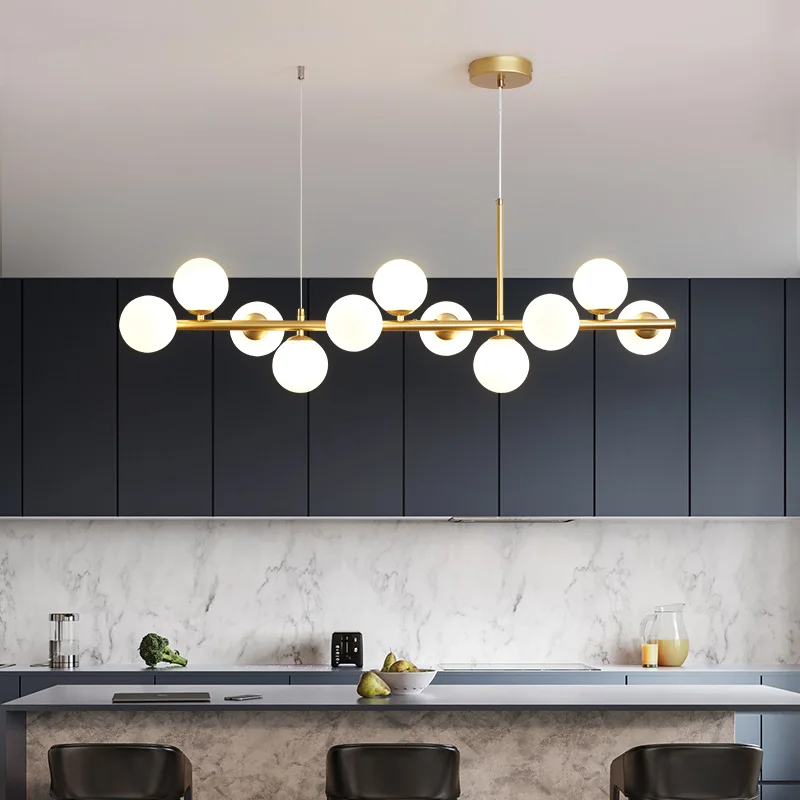 

Glass Led Pendant Light Modern Home Chandeliers Pendant Lamp For Kitchen Living Dining Room Hanging Lamp Suspension Luminaire
