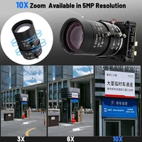 Модуль IP-камеры RTSP RTMP 5 МП 2592*1944 30 кадров в секунду IMX335 CMOS с варифокальным объективом CS обеспечивает SDK Onvif Push Video Stream на YouTube — изображение 3