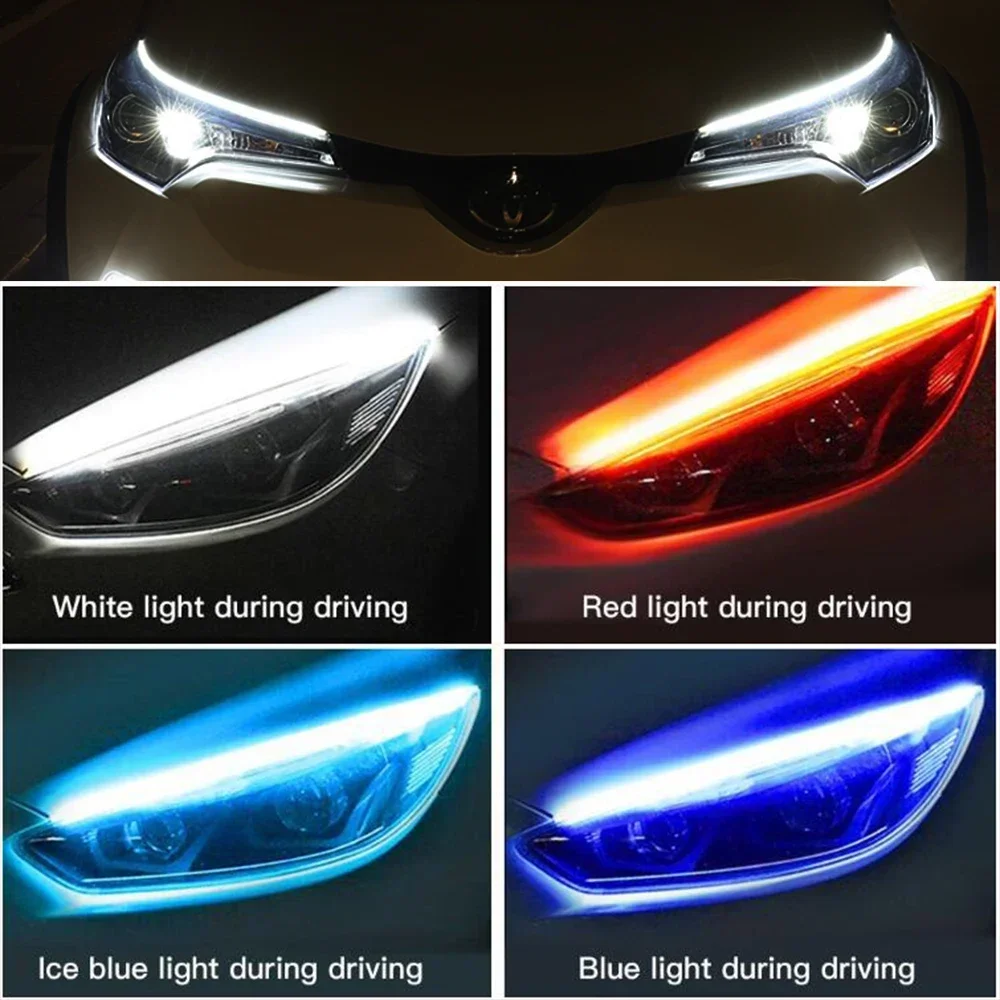 LED DRL ڵ ְ ,   帧 DRL LED Ʈ, ڵ Ʈ,   õ, , 12V, 2 