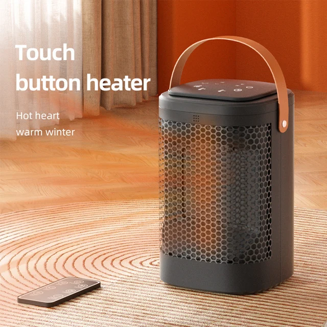 Portable Electric Heater PTC Heating Fans Remote Control Desk Heater 70° Oscillating Heater for Room Home Warmer Machine 6