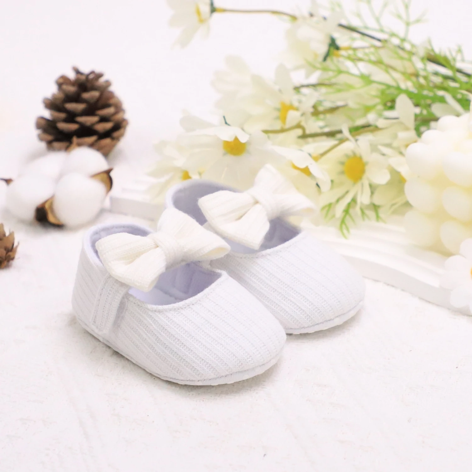 Adorable Bowknot Mary Jane Shoes For Baby Girls - Lightweight, Non-Slip & Soft Flat Sole For Indoor/Outdoor Walking All Year Rou 6
