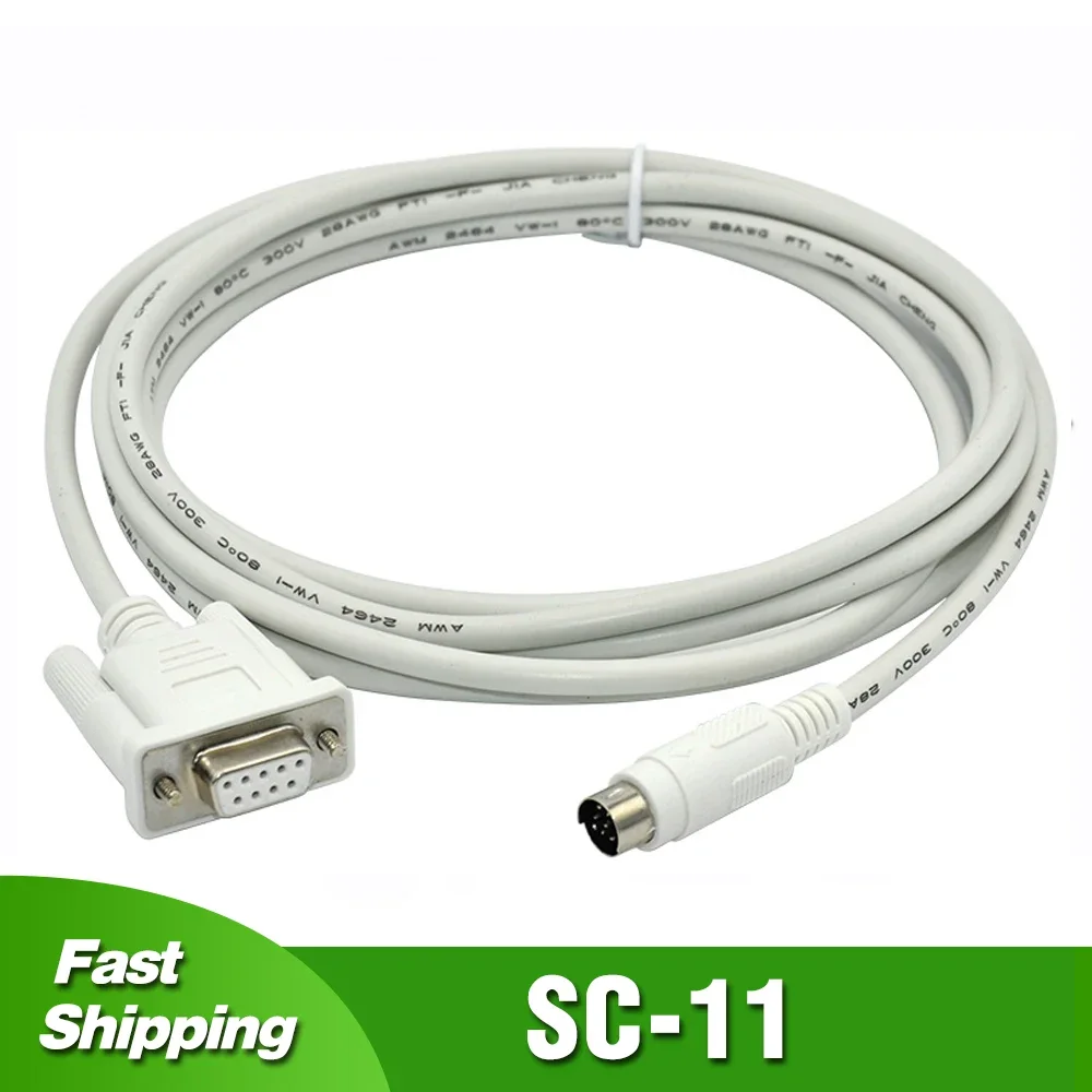 

SC-11 for Mitsubishi FX0N/1N/2N/0S/1S/3U Series FX PLC Programming Cable RS232 Download Line