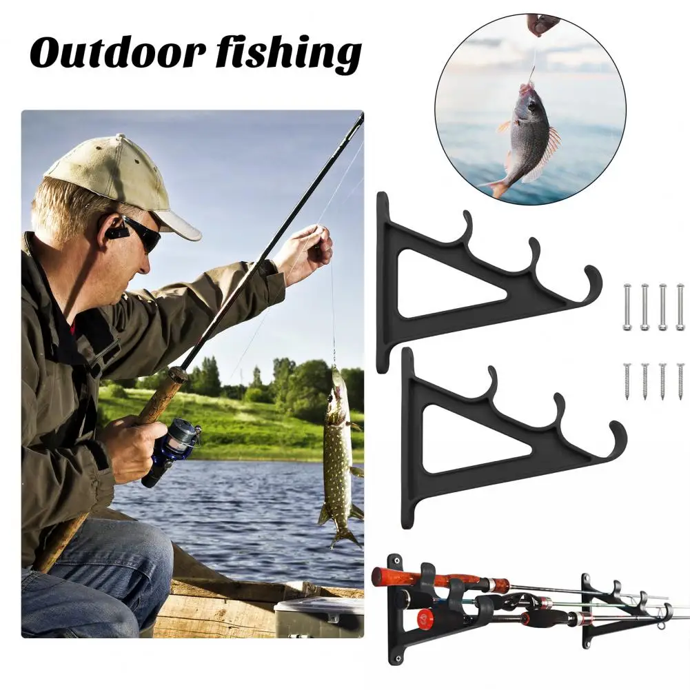 Fishing Rod Holder Versatile Smooth Edge Burr Free Compact Mini Fishing  Pole Display Holder Fishing Accessories