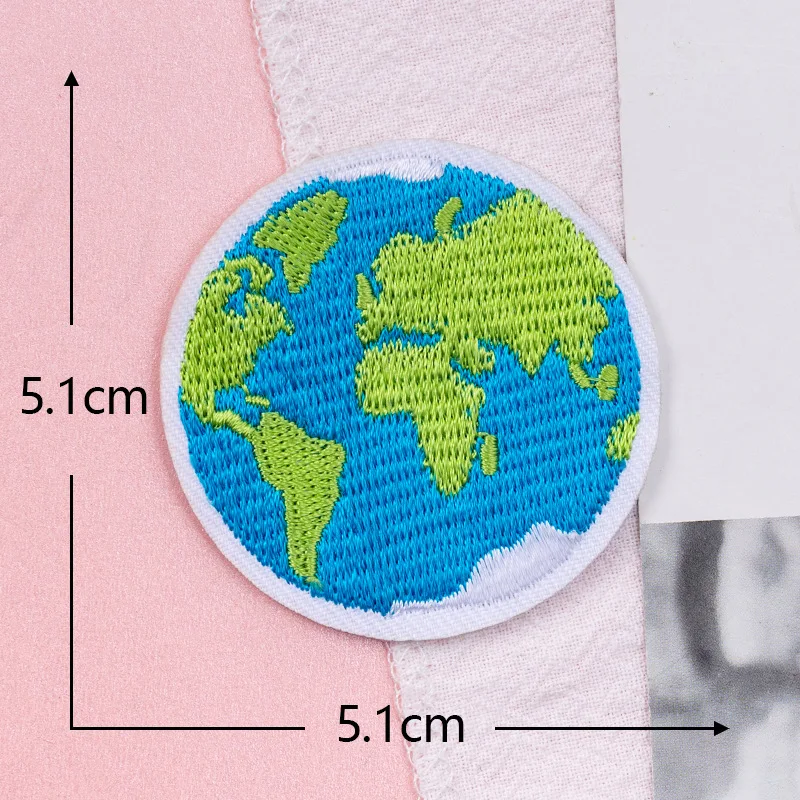 Cartoon Unicorn Planet Things Iron On Patches for Clothing Embroidery Stripe On Clothes Cute DIY Sequin Applique Badge