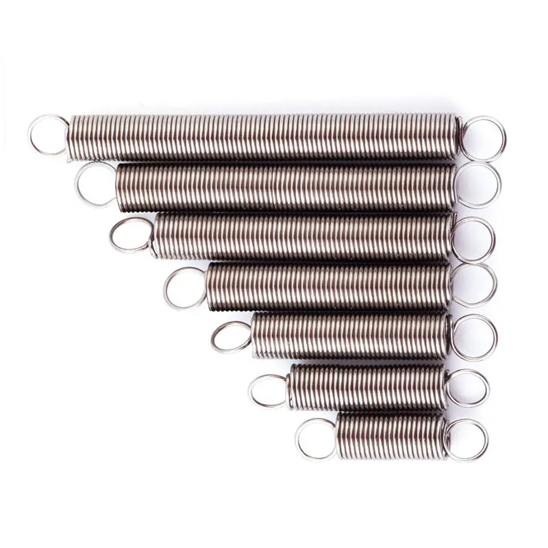 With Hook Extension Tension Spring Wire Dia 4.0mm Spring Steel Outer Dia 35-45mm 
