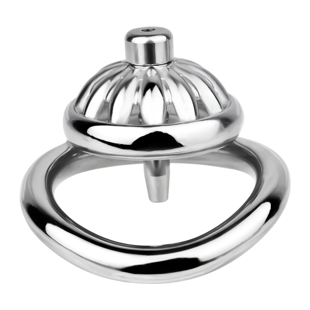 FRRK Sunflower Shape Sissies Chastity Cage with Removable Metal Urethral Catheter Penetrator Stainless Steel Sextoys Femboy Men