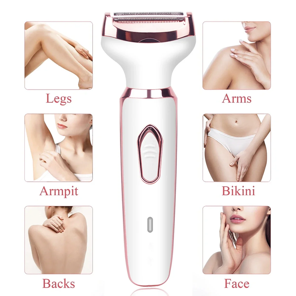 ماكينة حلاقة كهربائية للنساء على الساق والإبط، ماك...
