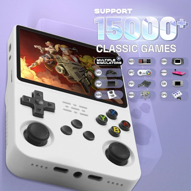 Console Portable R36S - 128 Go, Écran IPS 3,5 - Système Linux avec Console Portable R36S - 128 Go, Écran IPS 3,5 - Système Linux avec