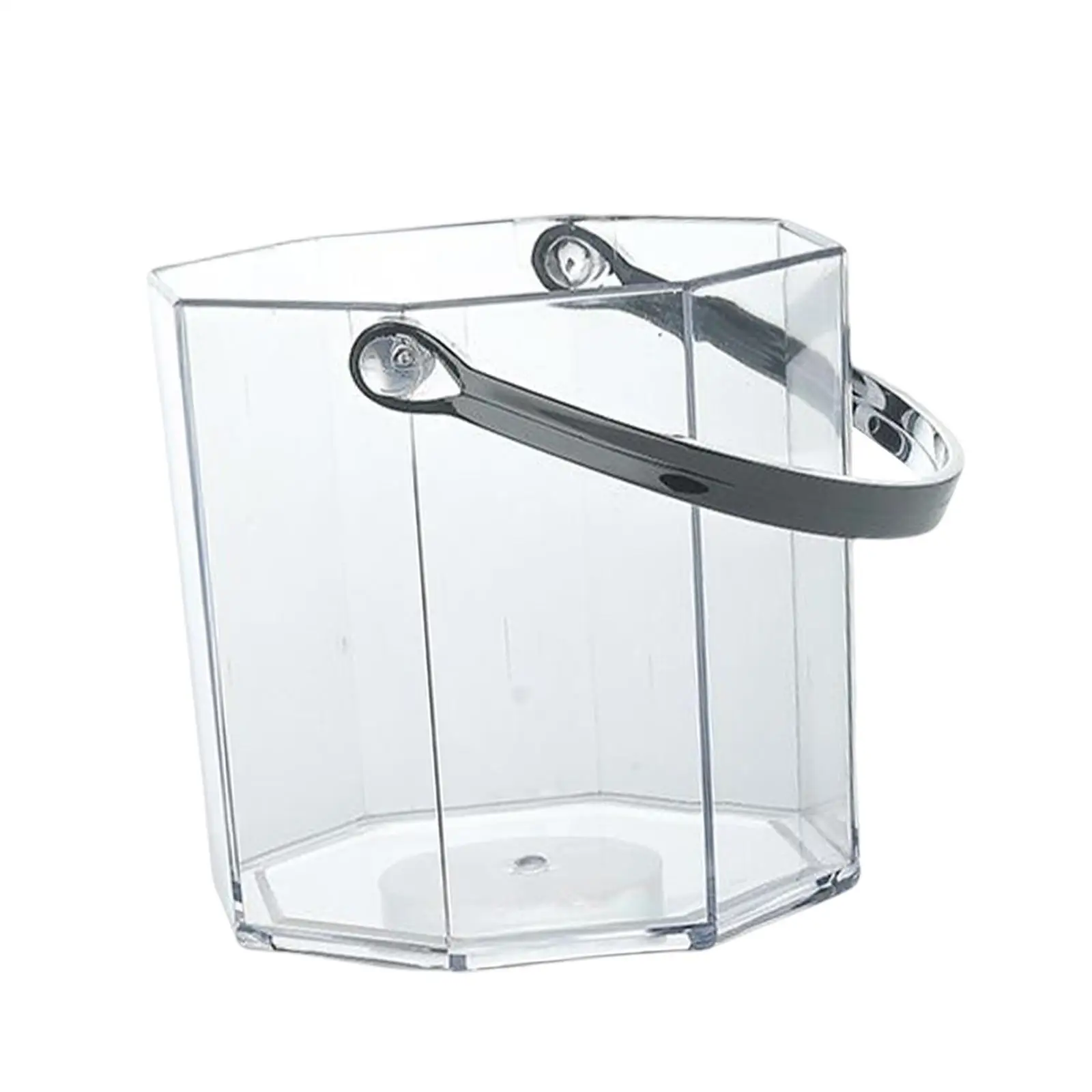 Acrylic Ice Bucket Transparent Beverage Chilling Tub for Wine Bottle Bar Pub