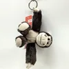 Special Wolf And Blue Bird Key Chain Classic 3D Monkey Gorilla Model Stuffed Animal Keyring Soft Doll Keyfob Gift For Lover 5