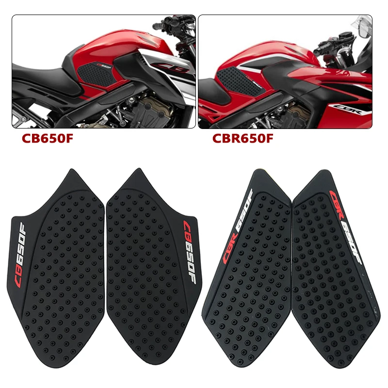 

For Honda CB650F 2014-2017 For Honda CBR650F 2013-2018 Anti slip Tank Pad Protector Sticker Gas Knee Grip Traction Side Decal