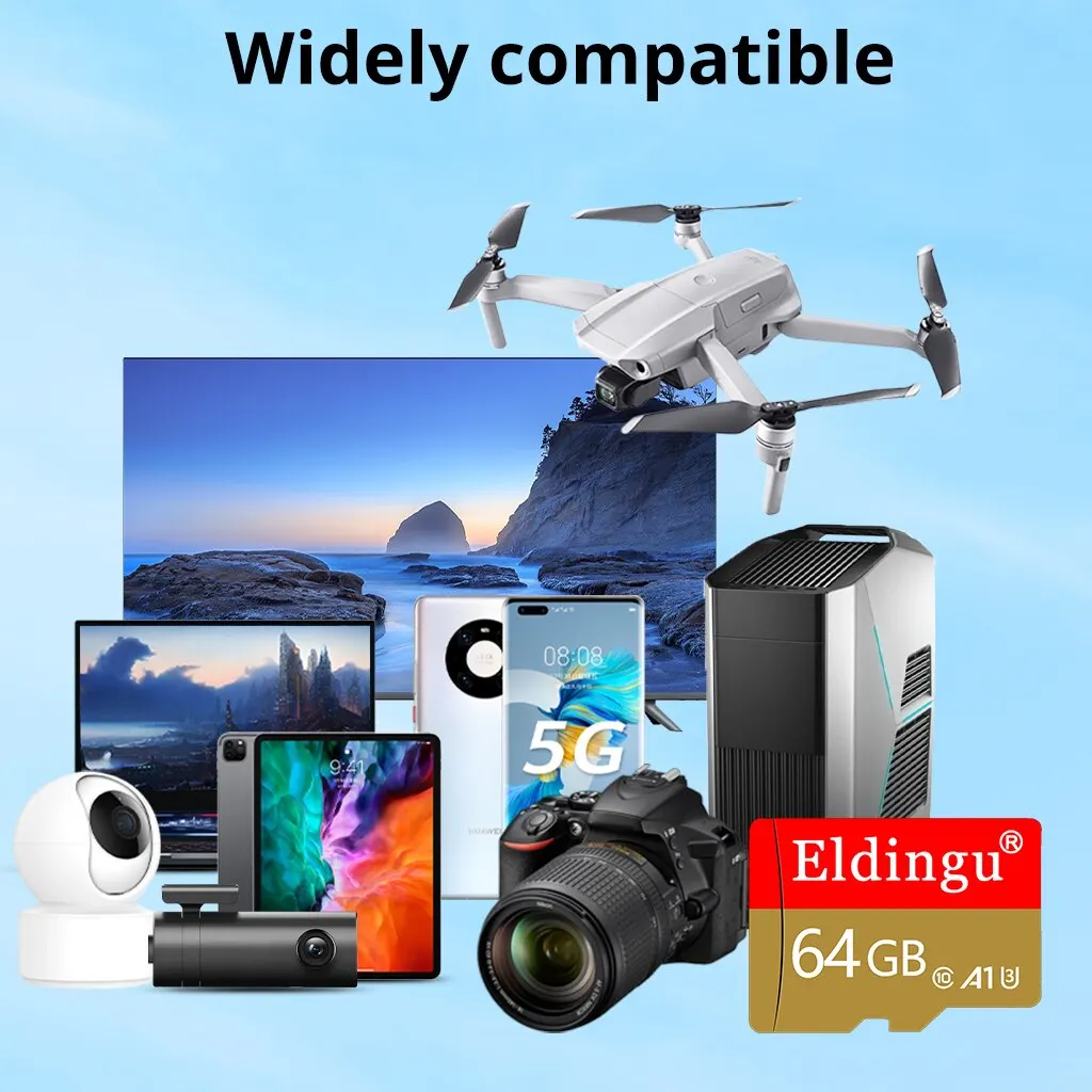 Eldingu High-Speed Memory Card - 64GB Class10 A1
