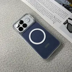Transparent Magnetic Phone Case with Built - in HD Lens Protection and Cushioning for Poco F7 (WHITE)