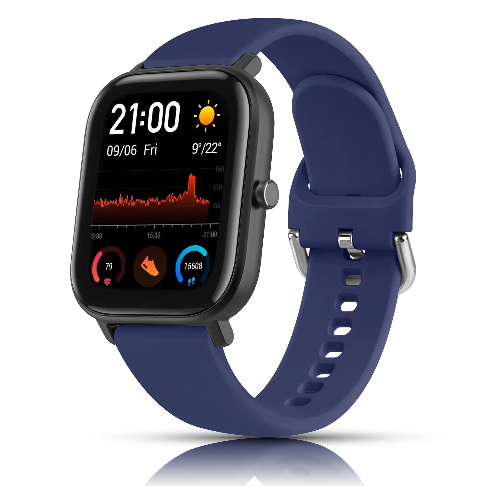 20mm Premium Silicone Watch Band Strap - Universal Fit