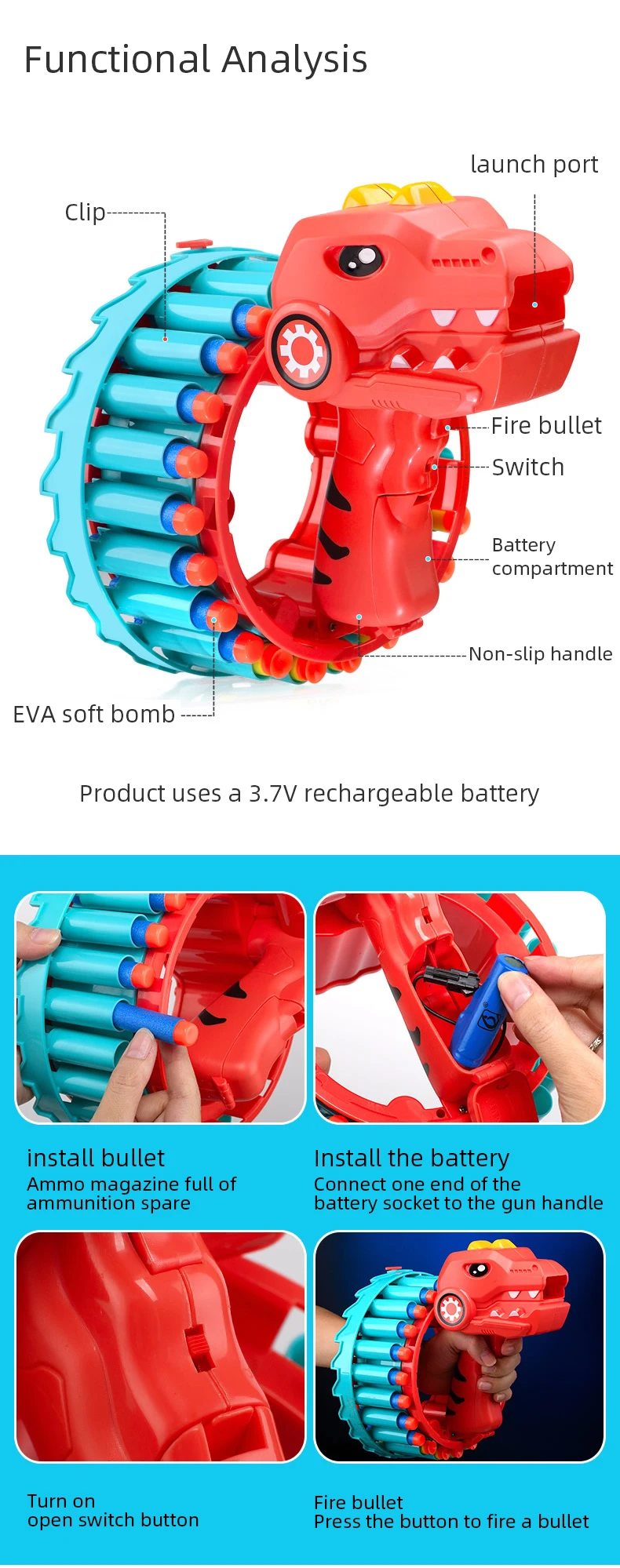Electric Automatic Burst Multifunctional Bomb Children Toy Games Sniper Rifle Gun Soft Bullets Weapon Airsoft Pistol Toys Gifts 21 Electric Automatic Burst Multifunctional Bomb Children Toy Games Sniper Rifle Gun Soft Bullets Weapon Airsoft Pistol Toys Gifts