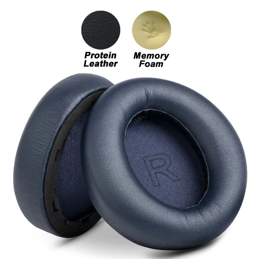 Premium Pink Replacement Earphone Pads with Mesh Memory Foam and Protein Sponge