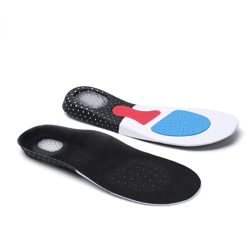 Silicone Gel Insoles Sport Running Insoles for feet Man Women orthopedic pad Massaging Shock Absorption arch support Cushion kotlikoff silicone gel sports insoles foot pad massaging insole plantar fasciitis heel arch support orthopedic shoe accessories